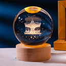 Luminária Decorativa Espacial 3D - Cosmic Glow